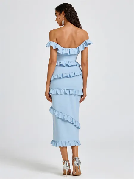 Sheath Off-the-Shoulder...