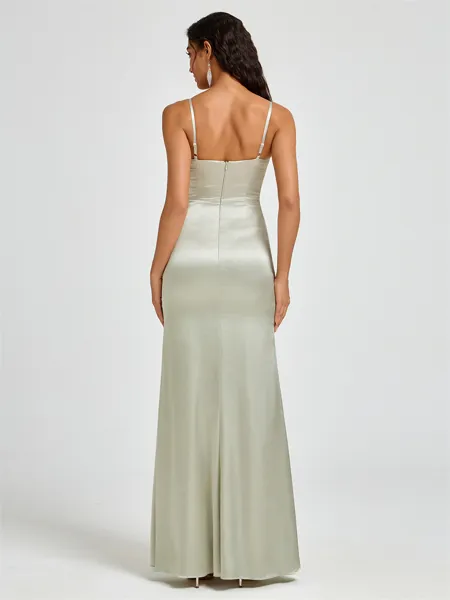 Sheath Spaghetti Straps...