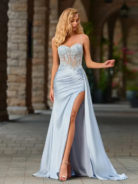 Sheath Spaghetti Straps...