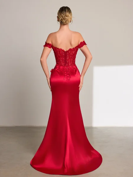 Sheath Off-the-Shoulder...