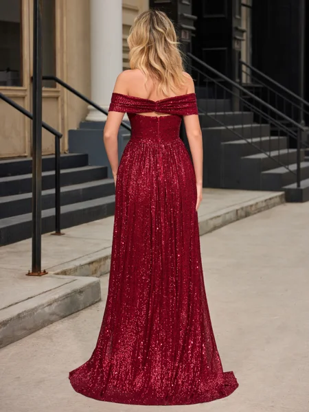 A-line Sweetheart Pleated...