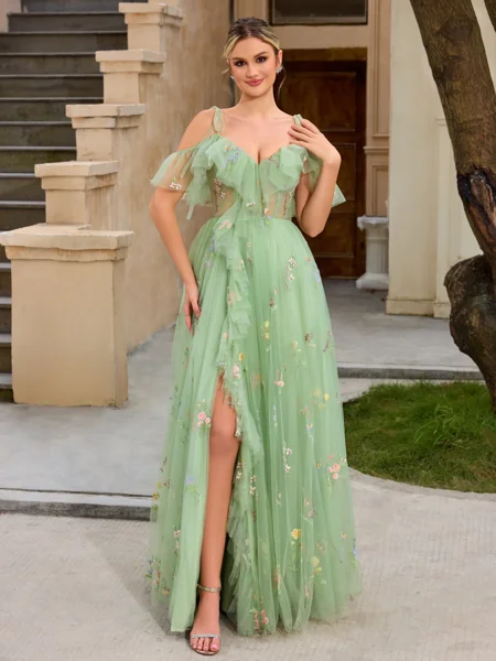 A-line Cold Shoulder...