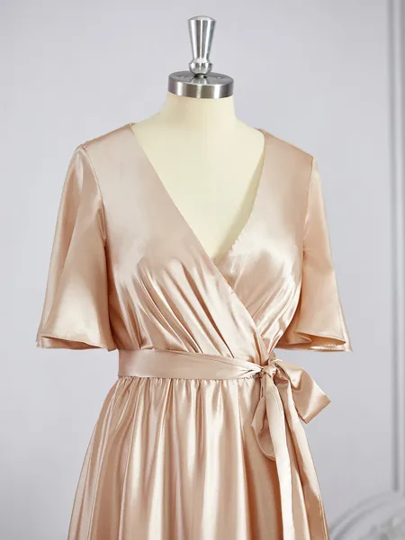 A-Line/Princess V-neck...