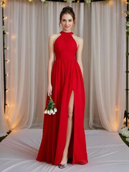 A-line/Princess Halter...