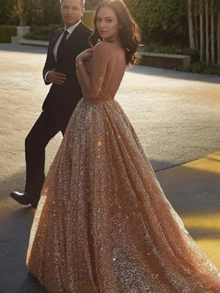 A-Line/Princess Spaghetti...