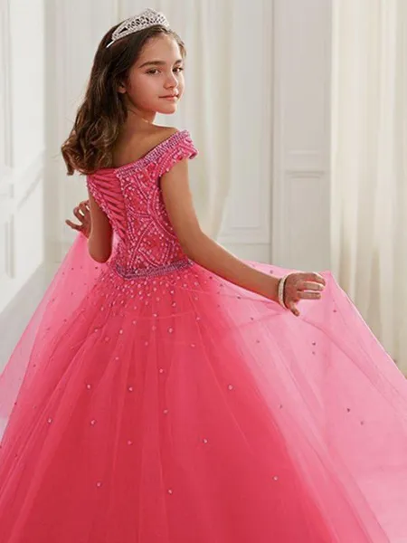 Ball Gown Off-the-Shoulder...