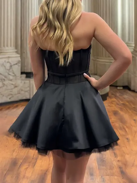 A-line Straight Flower...