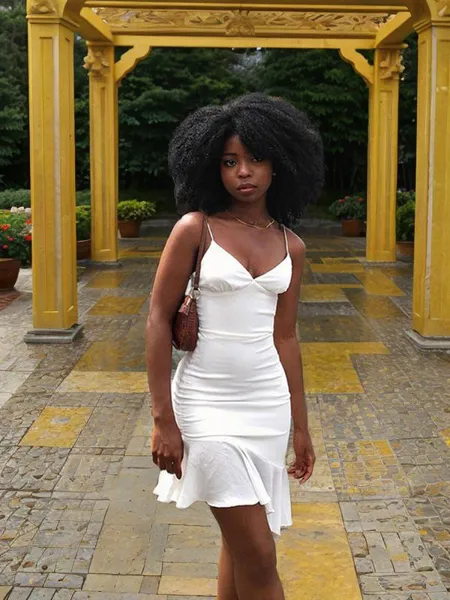 Sheath/Column V-neck...