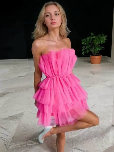 A-Line/Princess Strapless...