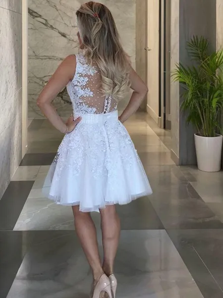 A-Line/Princess V-neck...