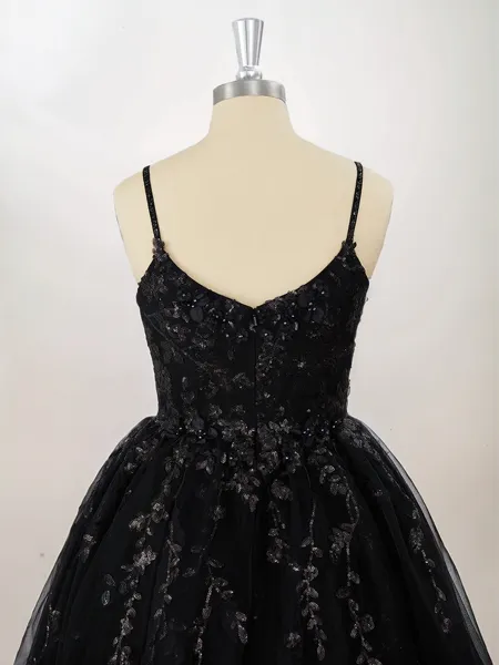 Ball-Gown Tulle V-neck...