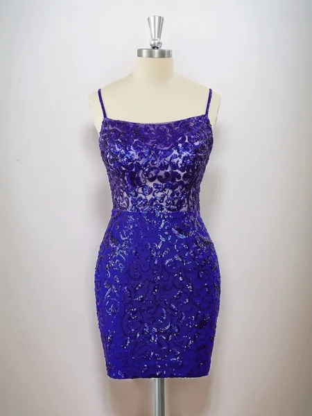 Sheath Spaghetti Straps...