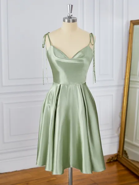 A-line Silk Like Satin...