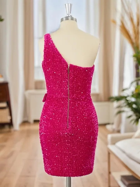 Sheath Velvet Sequins...