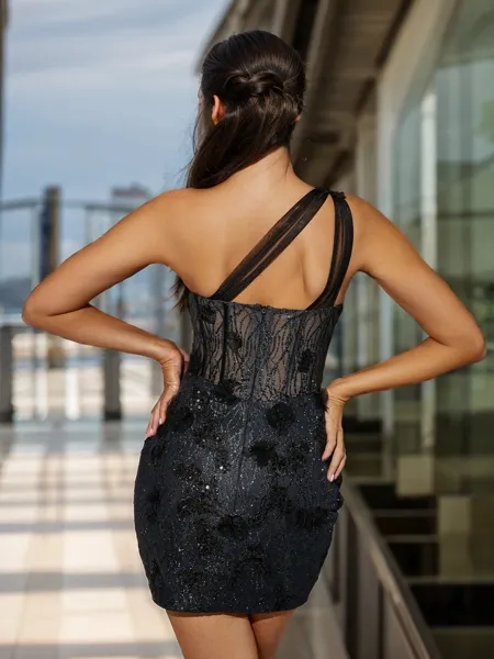 Sheath One-Shoulder...