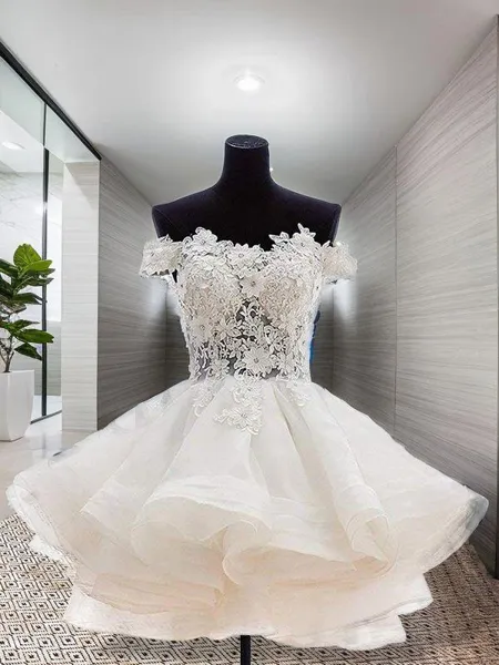 Ball Gown Off-the-Shoulder...