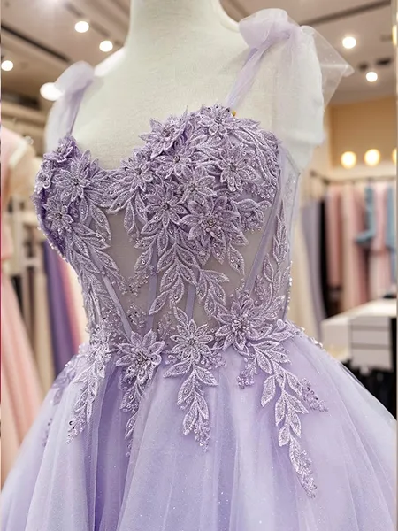 A-line/Princess Tulle...