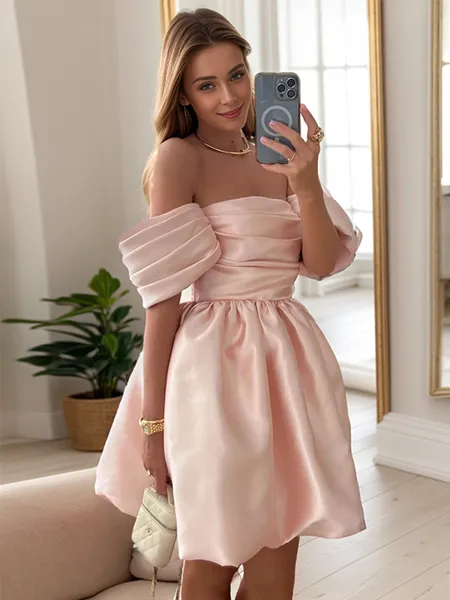 A-line Off-the-Shoulder...