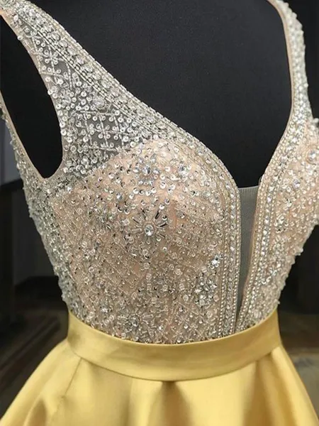 A-Line/Princess V-neck...