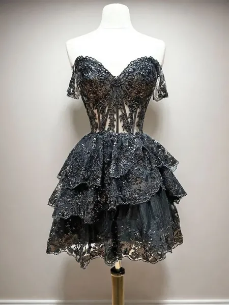 A-line Off-the-Shoulder...