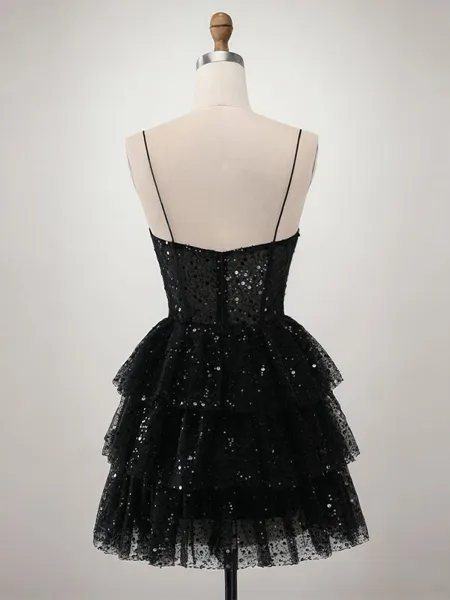 A-line Spaghetti Straps...