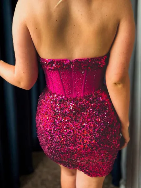 Sheath Sweetheart Sequin...