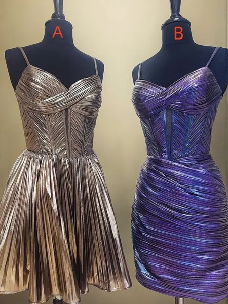 A-line Spaghetti Straps...