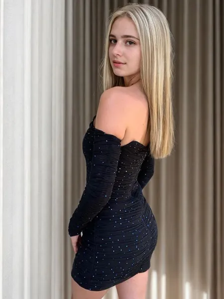 Sheath Straight Long...