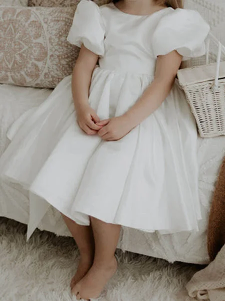 A-line Scoop Short Sleeves...