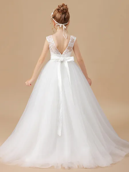 Ball Gown Scoop Sweep/Brush...