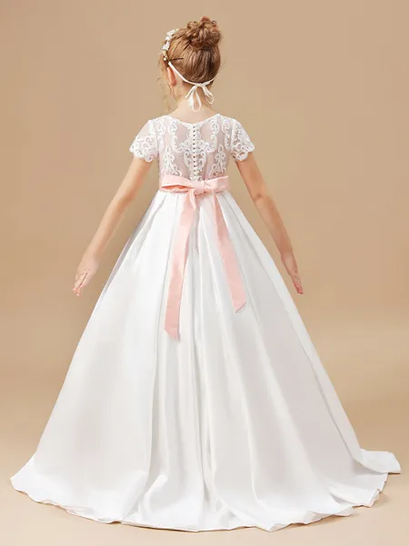 Ball Gown Scoop Sweep/Brush...