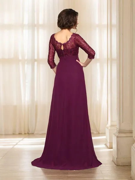 A-Line/Princess V-neck...