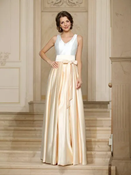 A-Line/Princess V-neck...