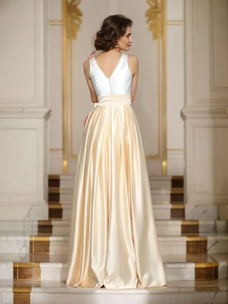 A-Line/Princess V-neck...