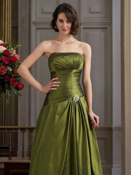 A-Line/Princess Strapless...