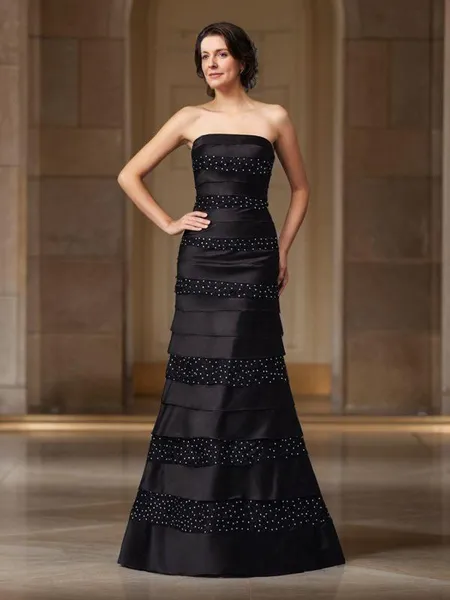 Sheath/Column Strapless...