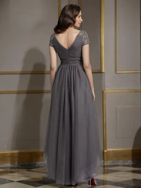 A-Line/Princess V-neck...