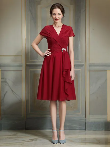 A-Line/Princess V-neck...