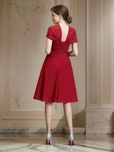 A-Line/Princess V-neck...