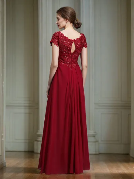 A-Line/Princess V-neck...