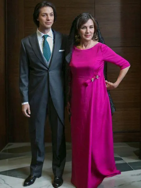 Sheath/Column Scoop Floor-Length Satin Mother of the Bride Dresses With Bow