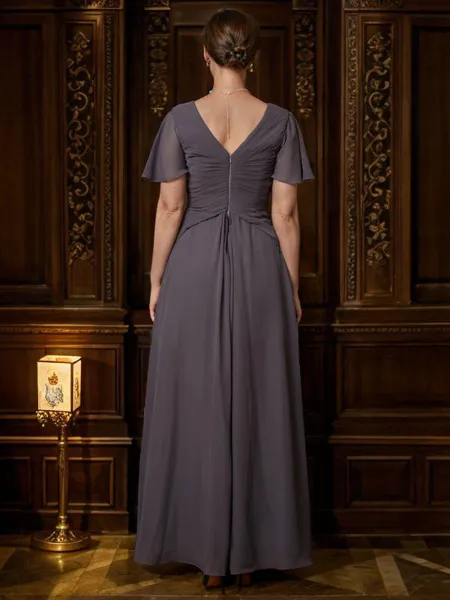 A-Line/Princess V-neck...