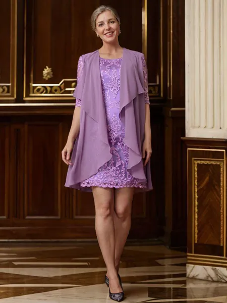 Sheath/Column V-neck...