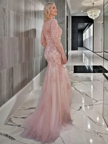 Trumpet/Mermaid Tulle Lace...