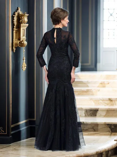 Trumpet/Mermaid High Neck...