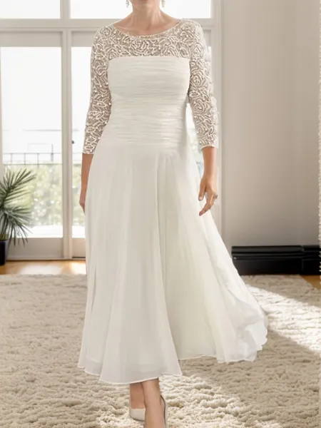 A-line/Princess Scoop 3/4...