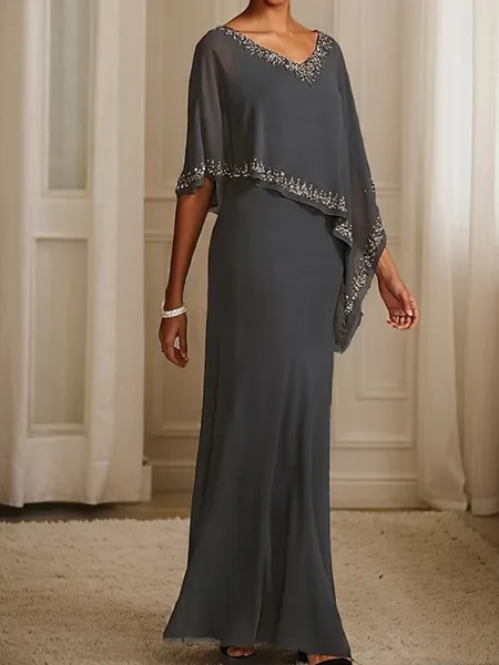 A-line/Princess V-neck...