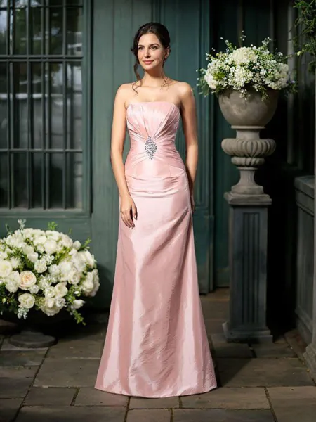 A-Line/Princess Strapless...