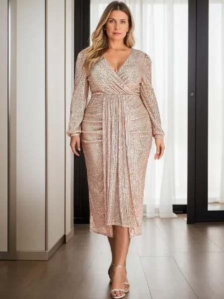 A-line/Princess V-neck...