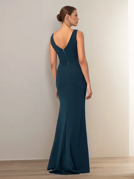 Sheath/Column Stretch Crepe...